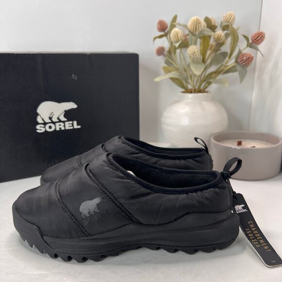 Sorel Ona RMX Puffy Slip-On Shoes Shoes Black NL5053-010 Women's 5.5 - Picture 4 of 10